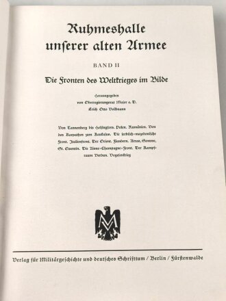 "Ruhmeshalle unserer alten Armee Band I und II" ca 1000 Seiten, DIN A4