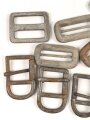 Konvolut Metallbeschläge mutmaßlich Wehrmacht. Kavallerie ?