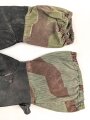 Bundeswehr, Paar Tarnhandschuhe aus den 1950iger Jahren. Stark getragen