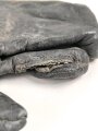 Bundeswehr, einzelner Tarnhandschuh aus den 1950iger Jahren. Stark getragen