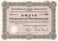 "Aktie über 1000 Reichsmark" Überlandkraftwerke Pulsnitz vom 1. Juni 1940