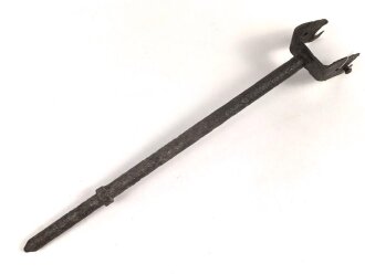 1.Weltkrieg, Hilfslafette für MG08 ? Gereinigter Bodenfund aus alter Sammlung.