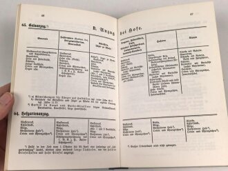 REPRODUKTION D.V.E. Nr. 317 "Bekleidungsvorschrift für Offiziere, Sanitätsoffiziere und Veterinäroffiziere des königlich Preußischen Heeres" ca. 250 Seiten, DIN A5