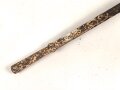 1.Weltkrieg, mir unbekanntes Ausrüstungsstück, unereinigter Bodenfund aus alter Sammlung, Gesamtlänge etwa 52cm