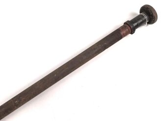 Fahrzeugteil Wehrmacht ? Durchmesser 28mm, Gesamtlänge 81cm. Originallack
