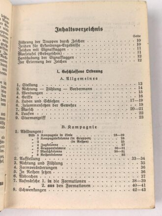 "Das Kommandobuch - Ererzierregiement für die Infanterie" datiert 1915, 198 Seiten, kleinformat