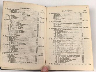 "Das Kommandobuch - Ererzierregiement für die Infanterie" datiert 1915, 198 Seiten, kleinformat