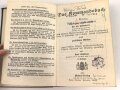 "Das Kommandobuch - Ererzierregiement für die Infanterie" datiert 1915, 198 Seiten, kleinformat