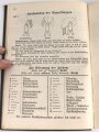 "Das Kommandobuch - Ererzierregiement für die Infanterie" datiert 1915, 198 Seiten, kleinformat