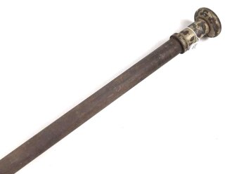 Fahrzeugteil Wehrmacht ? Durchmesser 28mm, Gesamtlänge 81cm. Originallack