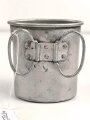 1.Weltkrieg Trinkbecher, Ausführung in Aluminium, undatiertes Kammerstück I.R.135