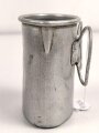 1.Weltkrieg Trinkbecher, Ausführung in Aluminium, undatiertes Kammerstück I.R.135