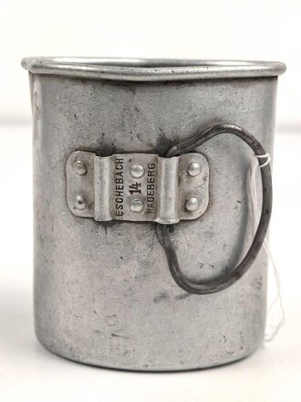 1.Weltkrieg Trinkbecher, Ausführung in Aluminium,...