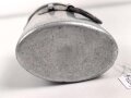 1.Weltkrieg Trinkbecher, Ausführung in Aluminium, datiert 1914, ein Bügel fehlt