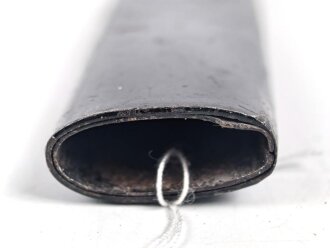 1.Weltkrieg, Scheide für einen Grabendolch. Originallack, Länge 15,8cm