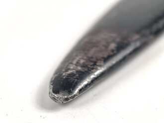 1.Weltkrieg, Scheide für einen Grabendolch. Originallack, Länge 15,8cm