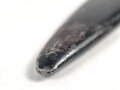 1.Weltkrieg, Scheide für einen Grabendolch. Originallack, Länge 15,8cm