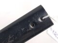 1.Weltkrieg, Scheide für einen Grabendolch. Originallack, Länge 15,8cm