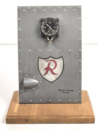 Luftwaffe Borduhr Bo-Uk 1 Bauart Junghans, defekt,...