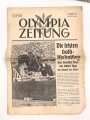 Olympiade 1936 Berlin, sechs Zeitungen zum Thema