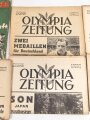 Olympiade 1936 Berlin, sechs Zeitungen zum Thema