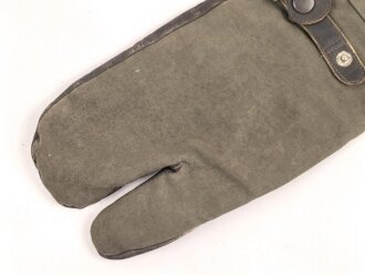 Einzelner Handschuh für Kradmelder der Wehrmacht. Guter Zustand, datiert 1939