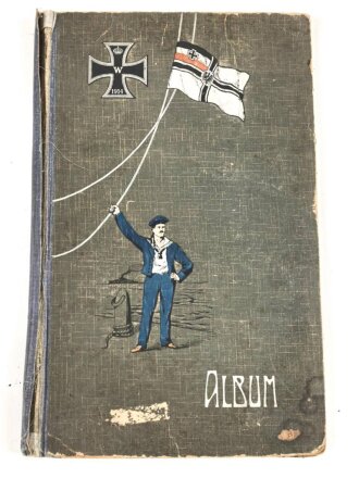1. Weltkrieg, Album für Ansichtskarten. Gebraucht