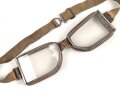 Alte Motorrad oder Fliegerbrille. Alter und Herkunft unbekannt.