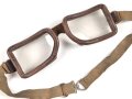 Alte Motorrad oder Fliegerbrille. Alter und Herkunft unbekannt.