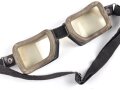 Alte Motorrad oder Fliegerbrille. Alter und Herkunft unbekannt.