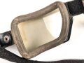 Alte Motorrad oder Fliegerbrille. Alter und Herkunft unbekannt.