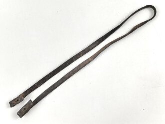 Trageriemen für ein Fernglas, höchstwahrscheinlich Kaiserreich oder 1. Weltkrieg, Breite 8mm, Gesamtlänge 68cm