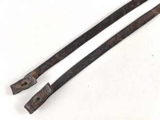 Trageriemen für ein Fernglas, höchstwahrscheinlich Kaiserreich oder 1. Weltkrieg, Breite 8mm, Gesamtlänge 68cm