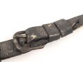 Kaiserreich, Gehänge für einen Säbel. Angetrocknetes Lackleder, leicht defekt