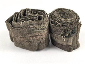 1.Weltkrieg, Paar Wickelgamaschen feldgrau. Stark...