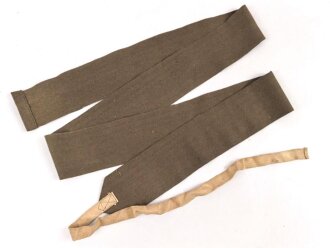 Paar Wickelgamaschen Filz, Alter und Herkunft unbekannt
