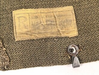 1.Weltkrieg, Paar Wickelgamaschen graugrün. Stark getragenes Paar