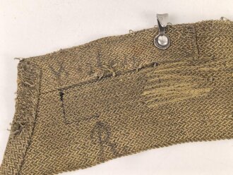 1.Weltkrieg, Paar Wickelgamaschen graugrün. Stark getragenes Paar