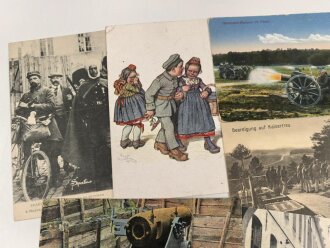 Kaiserreich und 1. Weltkrieg, 10 Stück Ansichtskarten
