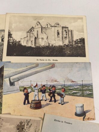 Kaiserreich und 1. Weltkrieg, 10 Stück Ansichtskarten