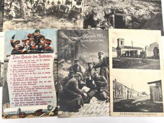 Kaiserreich und 1. Weltkrieg, 10 Stück Ansichtskarten