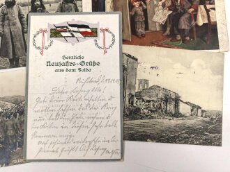 Kaiserreich und 1. Weltkrieg, 10 Stück Ansichtskarten