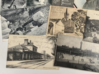 Kaiserreich und 1. Weltkrieg, 10 Stück Ansichtskarten