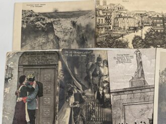 Kaiserreich und 1. Weltkrieg, 10 Stück Ansichtskarten