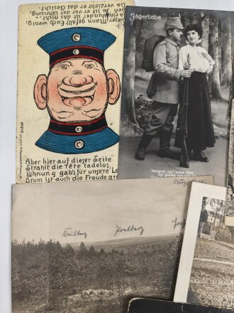 Kaiserreich und 1. Weltkrieg, 10 Stück Ansichtskarten