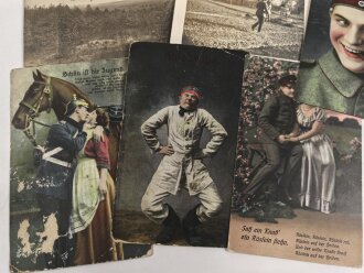 Kaiserreich und 1. Weltkrieg, 10 Stück Ansichtskarten