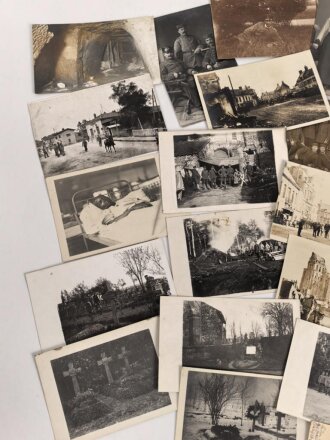 1.Weltkrieg, Konvolut 50 Fotos, meist im Postkartenformat