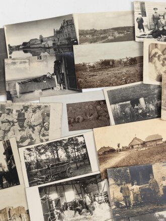 1.Weltkrieg, Konvolut 50 Fotos, meist im Postkartenformat