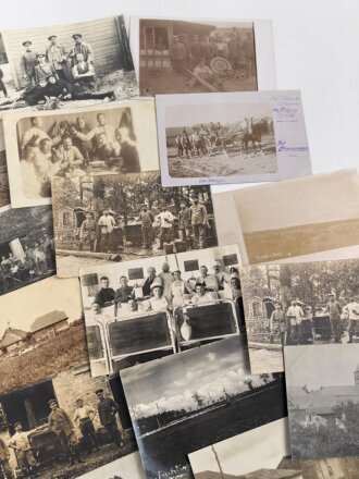 1.Weltkrieg, Konvolut 50 Fotos, meist im Postkartenformat