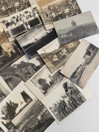 1.Weltkrieg, Konvolut 50 Fotos, meist im Postkartenformat
